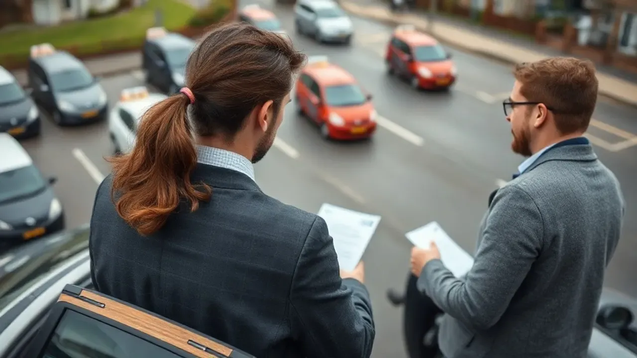 An elevated view across a site relevant to Refresher driving lessons near Manchester